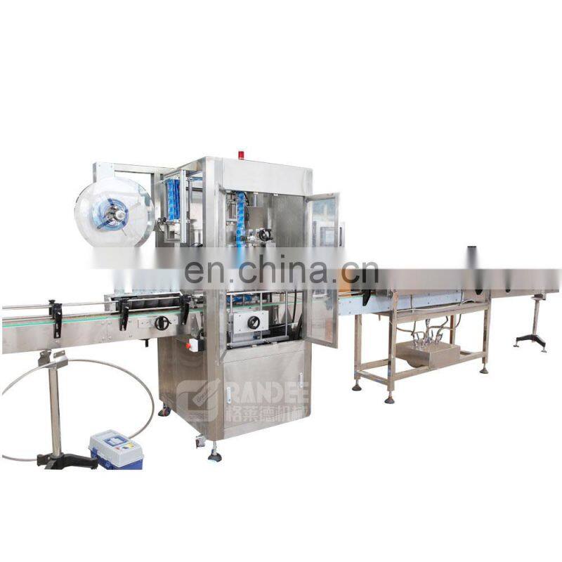Automatic Bottles Shrink Sleeve Wrap Labeling Machine Price