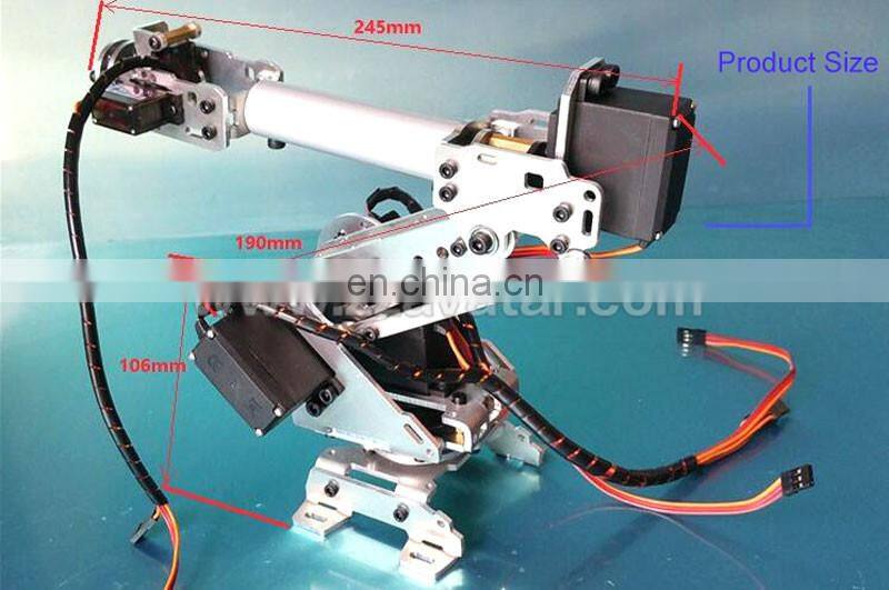 6 axis small robot arm robotic platform education manipulator arm