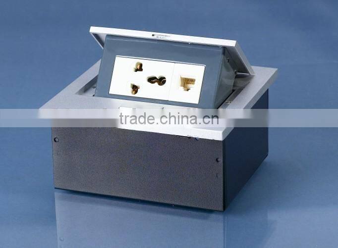 Cool Hidden Flip Up Multi-function Socket With Three 120 Model Outlets