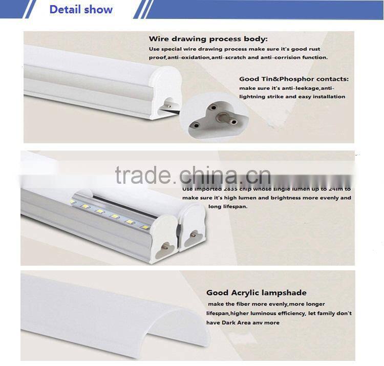 Hot sales High light effiency 3ft t5 9w tube5 led light tube with CE RoHS Approval