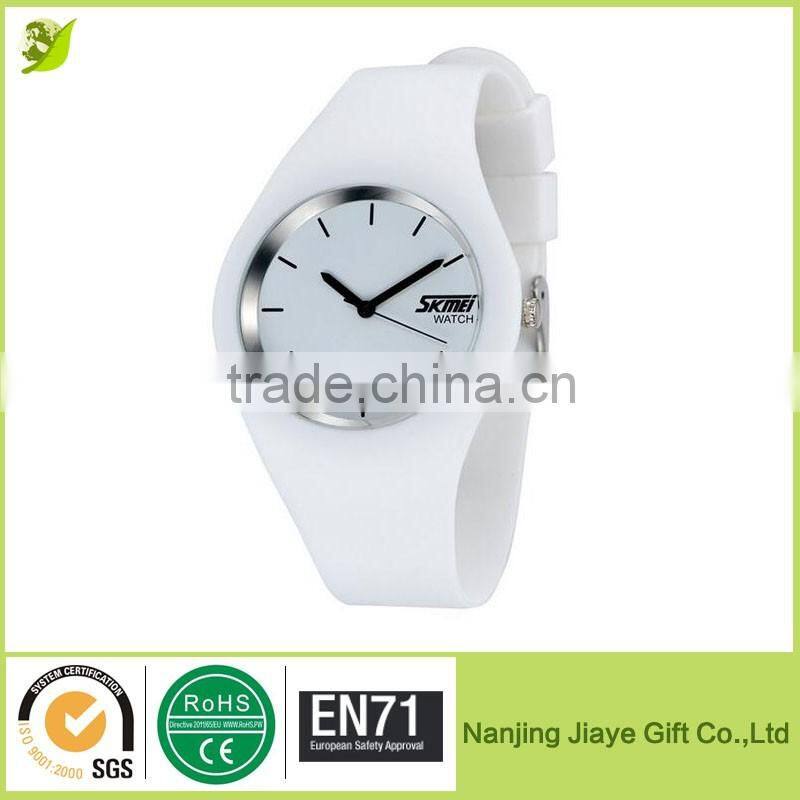 Colorful Jelly Silicon Rubber Strap Quartz Bracelet Wristwatches