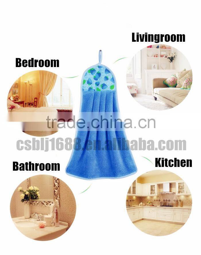 BLJ Supply Knitting Material Plush Fleece Hand Towel