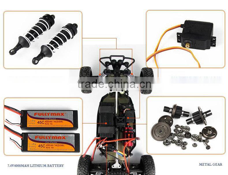 WL toy new product 1:8 large 4WD rc proportional toy truck ( brushless) WL A929