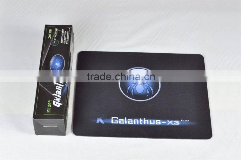 Custom printed sublimation natural rubber mouse pad,custom game mouse pad with speed control
