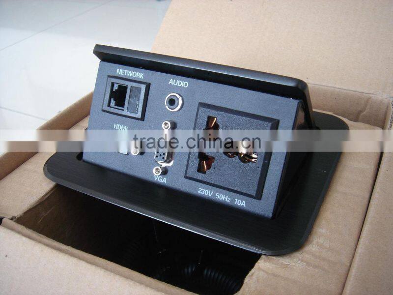 Factory Supply Multimedia Office Desk Socket For Conference Table