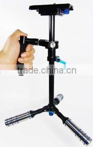 Handheld Mini Cam Stabilizer steadicam for DV / DSLR / Digital Camera - Black + Silver quick balance weight for stedicam