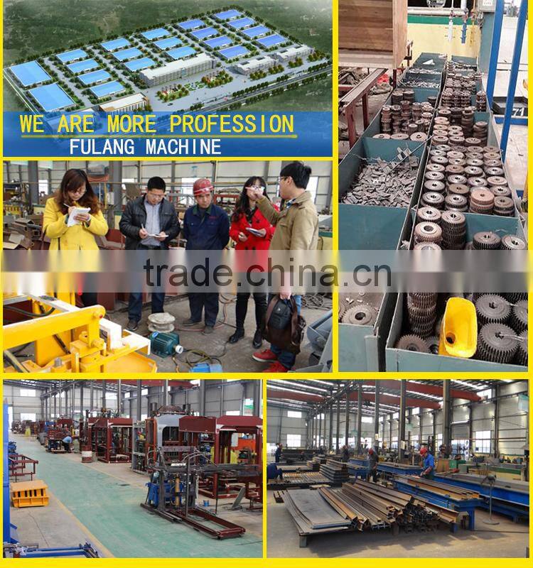 multifunctional cement paving block making machine semi-automatic color paver curbstones new style of road brick profita project