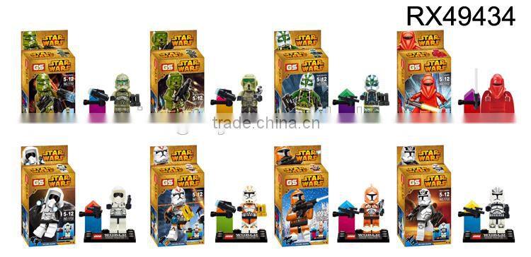 Hot sale super heroes star war minifigure blocks toys