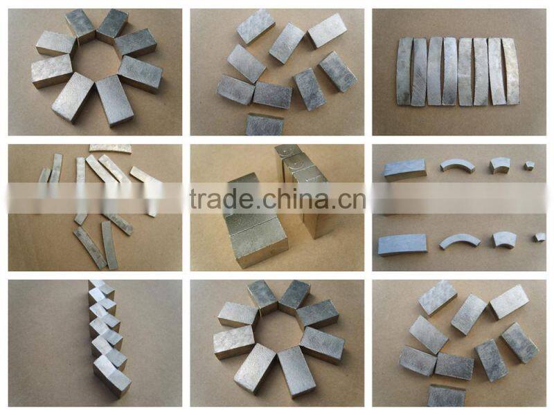 diamond segments from 400mm to 2200mm