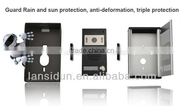 China new 7 inch ABS building video door intercom system
