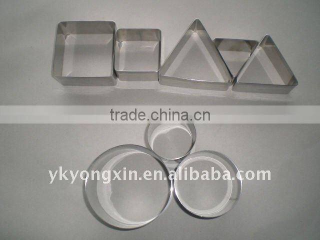 cake ring, round, square, triangle, kitchenware, tableware