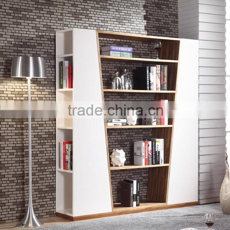 lastest high quality Modern design Cabinet Book Shelf / Bookcase /furniture living room combination wooden cabinet bookcase