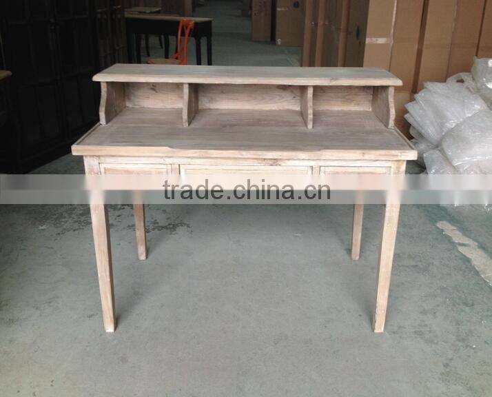 Latest Design Oak Wood Living Room antique Drawers Writing Table