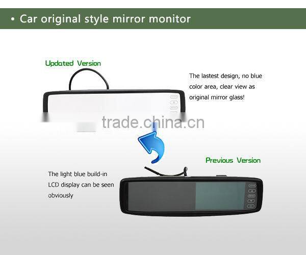 4.3" OEM touch screen rearview mirror car monitor for ford