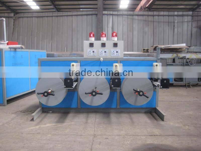 PE labyrinth type tape drip irrigation tape/pipe making machine