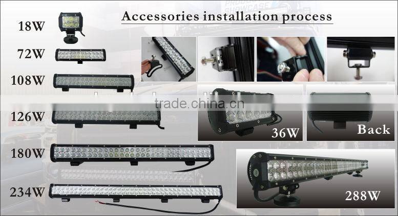 china manufacturer!!234w 36" cree illuminator led light bar for off road