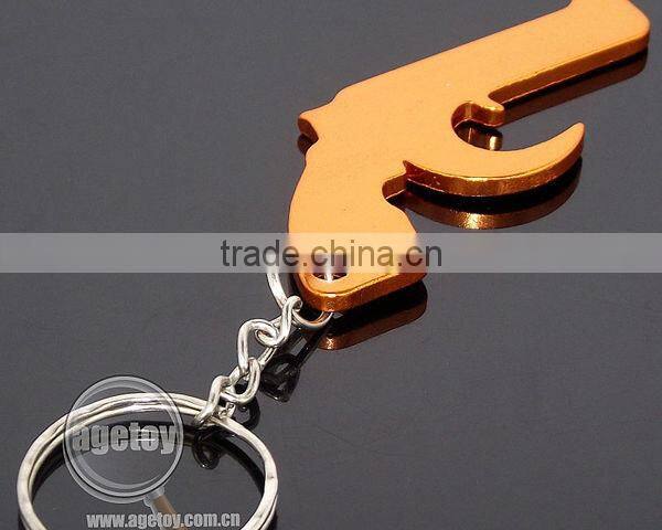 Gun Keychain Bottle Opener