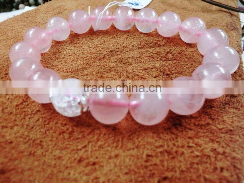 My Girl Friend Gift Lucky Precious Gemstone Bracelet Love Expressive Gift Rose Quartz Bracelet