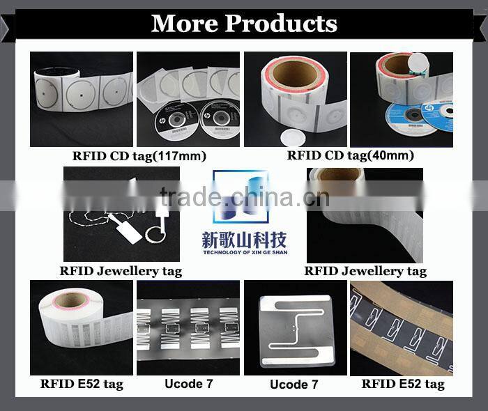 UHF RFID Passive Custom printed jewelry hang tags