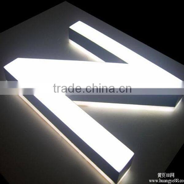 Mini acrylic led letter sign