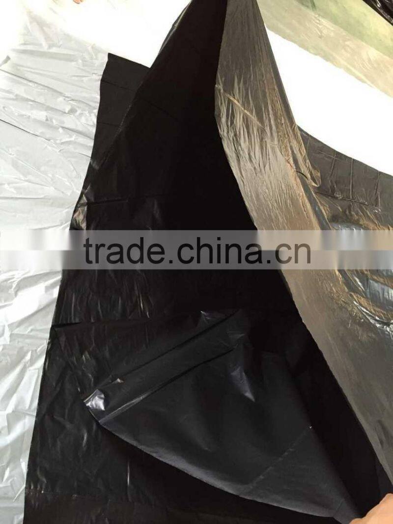 Extra duty density black bin liners