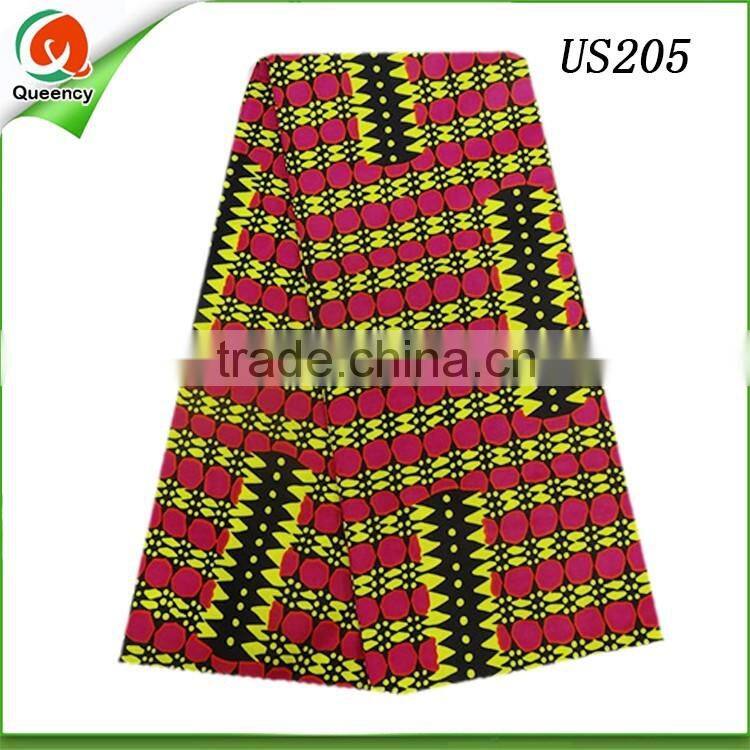 2016 cheap wax print fabric guangzhou wax hollandais printed fabric for women clothing on sale