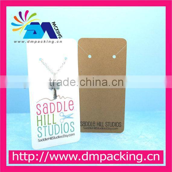 Fashion Necklace Card Design in display racks