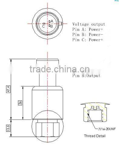 Low price oil pressure sensor