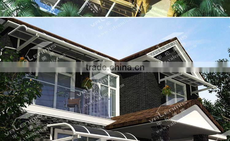 Easy to assemble outdoor caravan french window awning