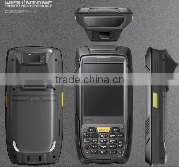 Handheld Rfid Reader with fingerprint, 3G, barcode, GPS, wifi, IP65