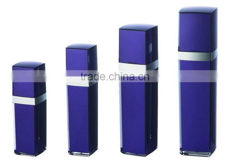 square shape lotion bottle for cosmetics