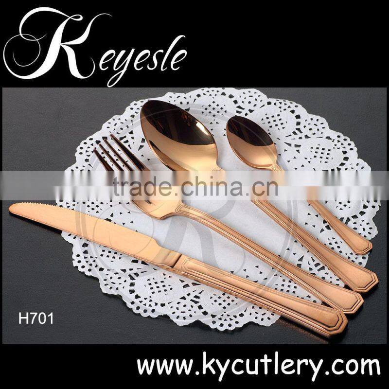wedding metal cutlery, wedding stainless steel cutlery set