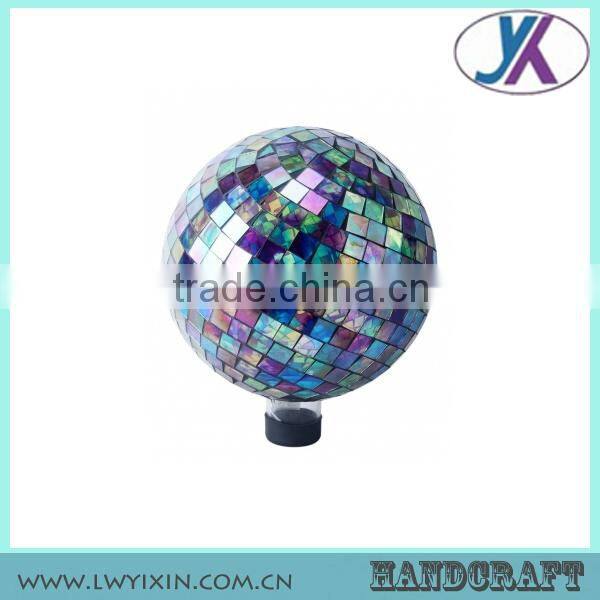 High quality 10" mosaic clear 100 wholesale clear glass christmas ball ornaments