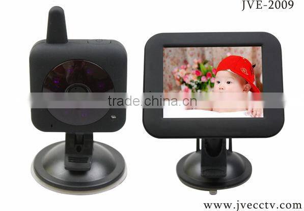 2.4ghz 3.5 inch LCD IR night vision baby monitor digital baby monitor wireless baby monitor JVE2009 CE FCC RoHS
