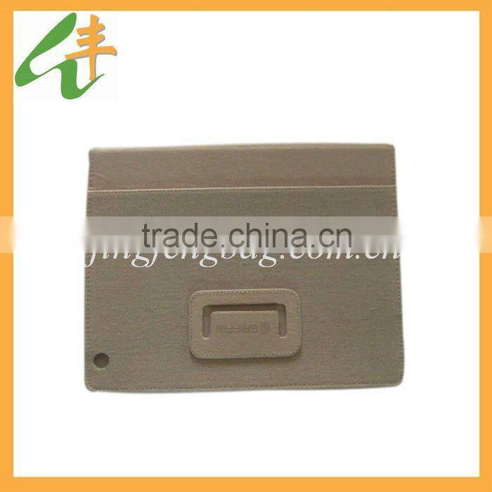 2012 fashion elegant purple flocking 10.1 tablet case