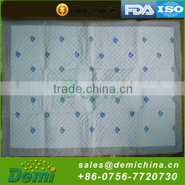 Factory directly sale safety grade waterproof dog pee pad