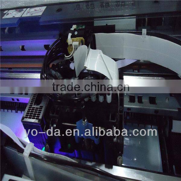 Multicolor flatbed print logo in glass bottle CMYK with CISS