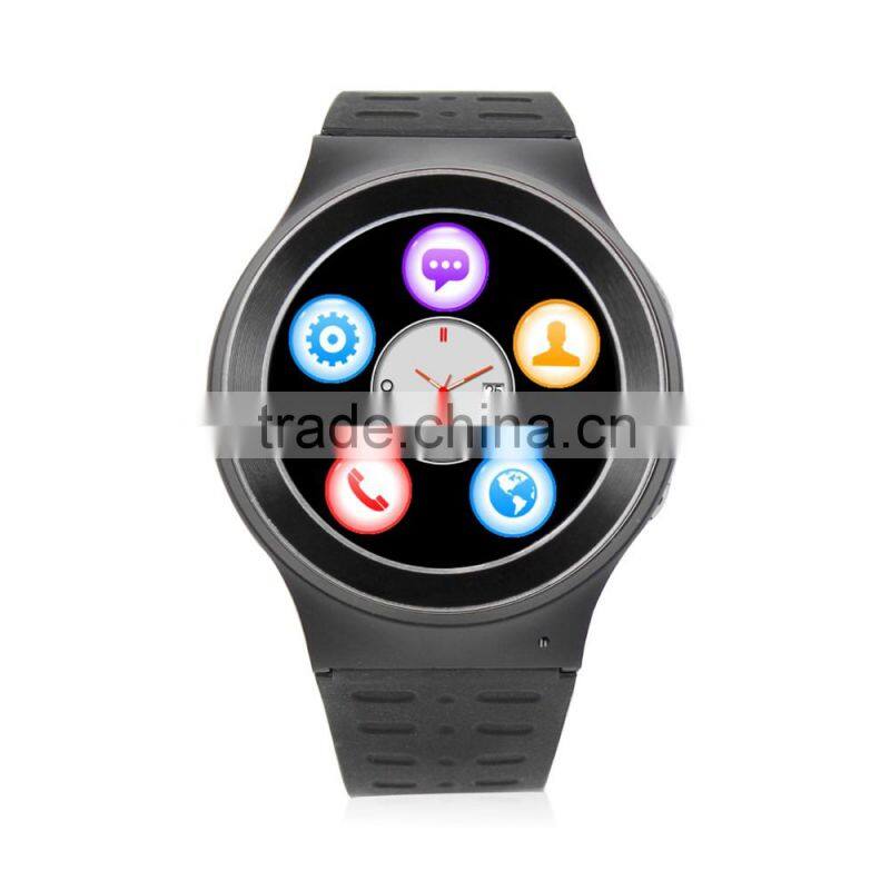 2016 new and hot selling android 5.0 WCDMA 3G watch phone;WIFI; MTK6580M; GPS; BT4.0; quad core; 5.0M pixel;