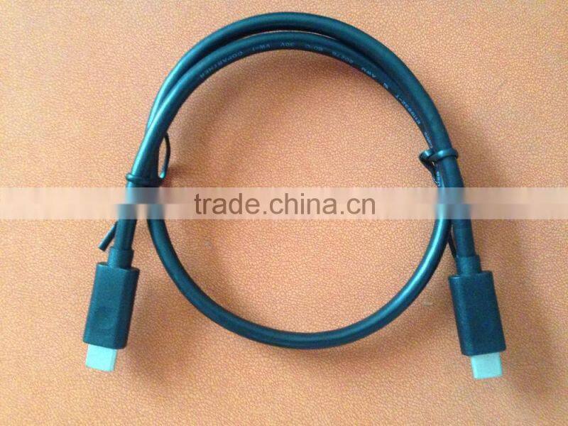 black usb 3.1 c to am cable