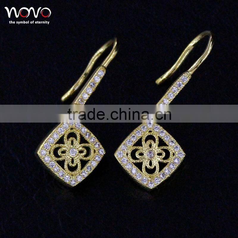 Professhional pendant earring brass drop earrings with high quality