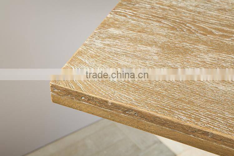 Retro Style Oak Wood Dining Table