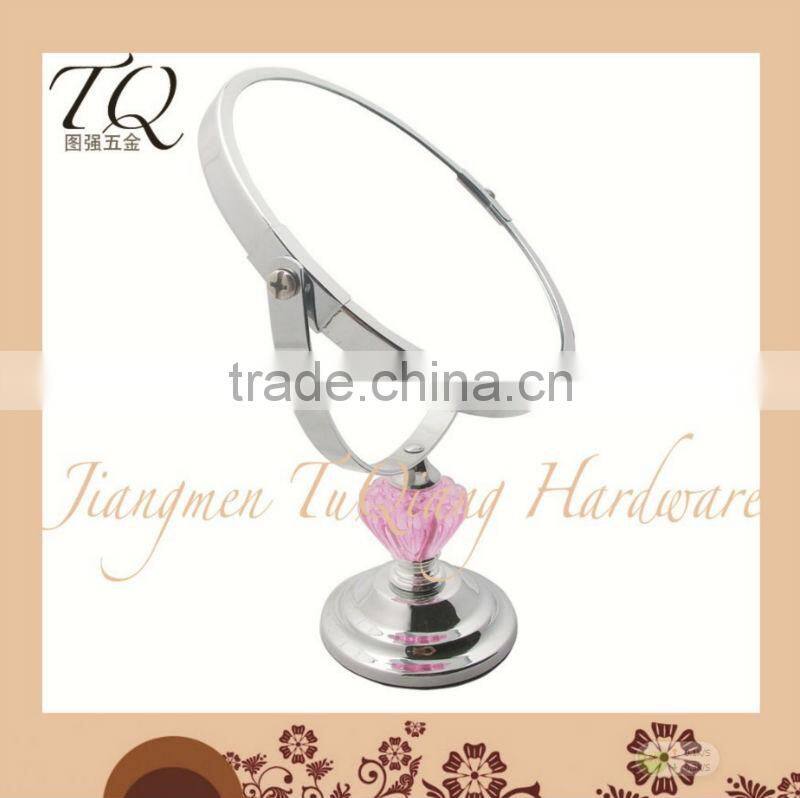 Fashional pocket cosmetic mirror with crystals