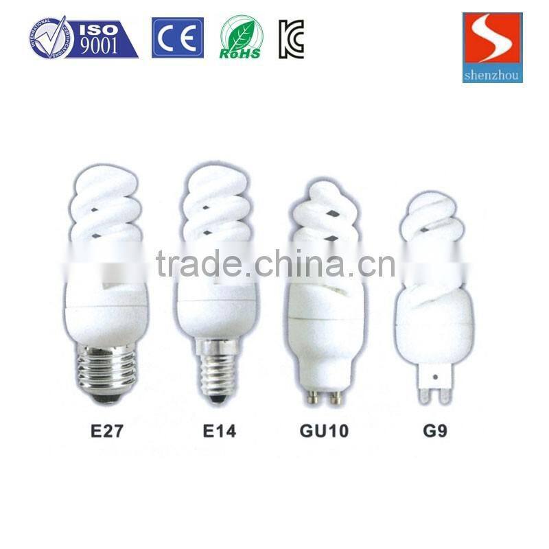 2016 CFL Half spiral 40w E27 B22 with good quality and competitive price iran