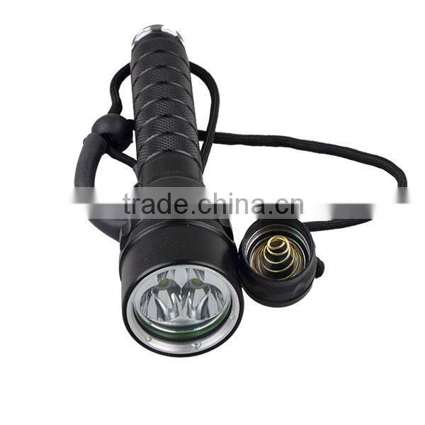 3* XM-L2 LED high lumen LED Diving Flashlight For Scuba Diving Equipment