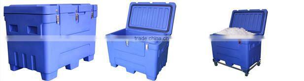 PU insulated Dry ice cooler bin, chilly bin for dry ice for storing dry ice