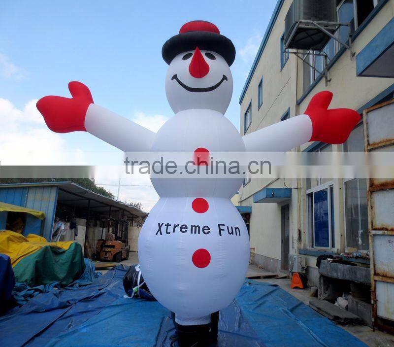 Attractive Christmas decorate inflatable snowman sky dancer