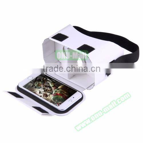 Clearance Sale 1.0 VR Box for 4 to 6 inch Smartphones, DIY Cardboard 3D Video Glasses