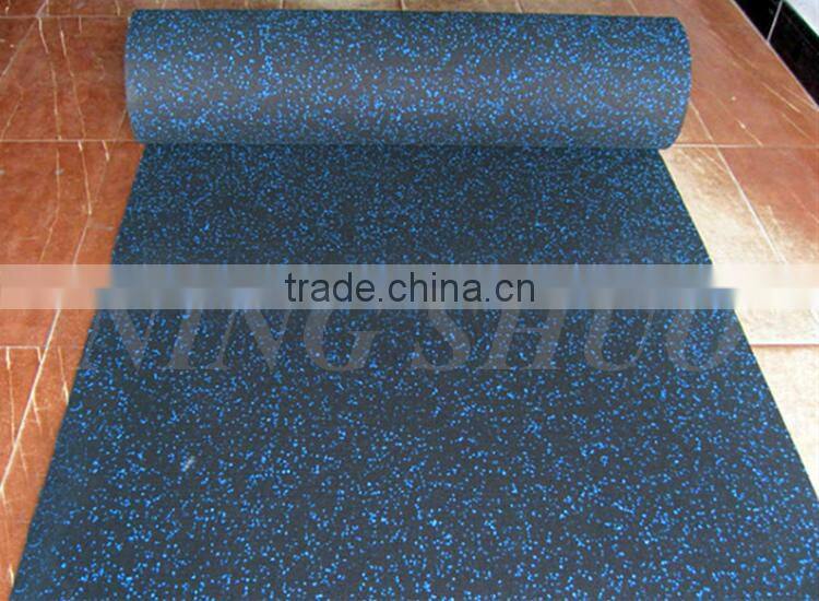 Trade Assurance gym rubber floor rolls, epdm rubber gym flooring