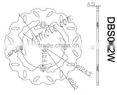 Hot sale high performance brake disc rotors for pit bike racing bike motorcycle