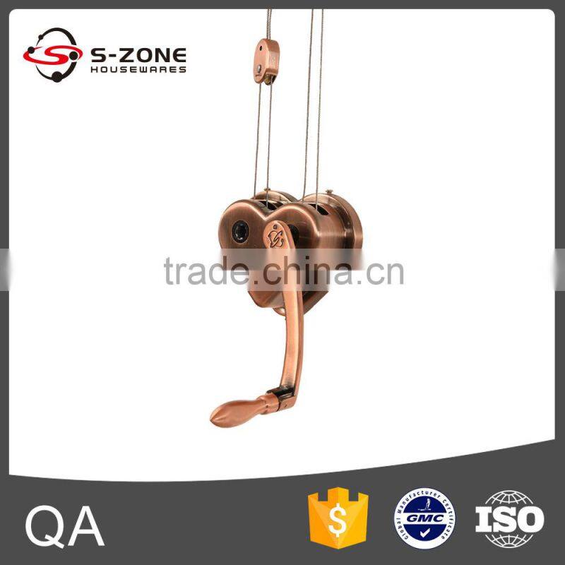 anodized aluminum hand lift clothes drying rack for new design